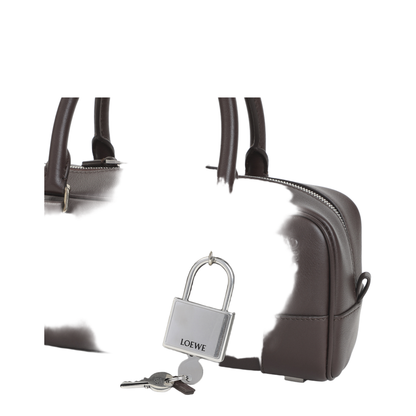 Amazona 23 Cropped Calfskin Shoulder Bag - Brown