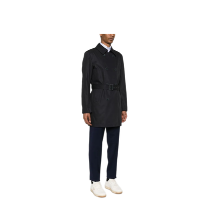 MAYFEYR - Herno - Double-Breasted Trench Coat In Dean - IM000364U132389200