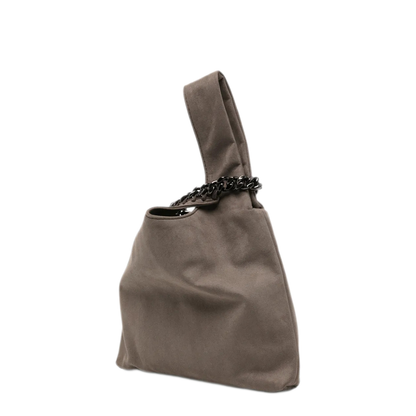 Falabella Suede Wristlet Bag