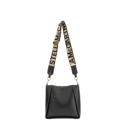 Eco Leather Shoulder Bag - Black
