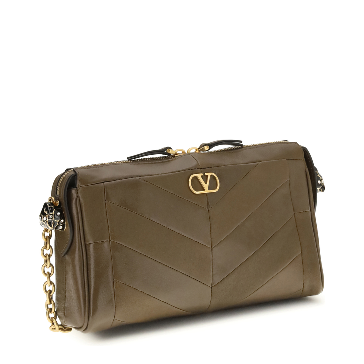MAYFEYR - Valentino - Small Panthea Chevron Nappa Shoulder Bag - 9W0B0S99UYFBGQ
