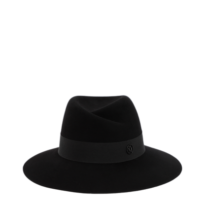 MAYFEYR - MAISON MICHEL - Black Wool Virginie Hat - 1001121001BLACK