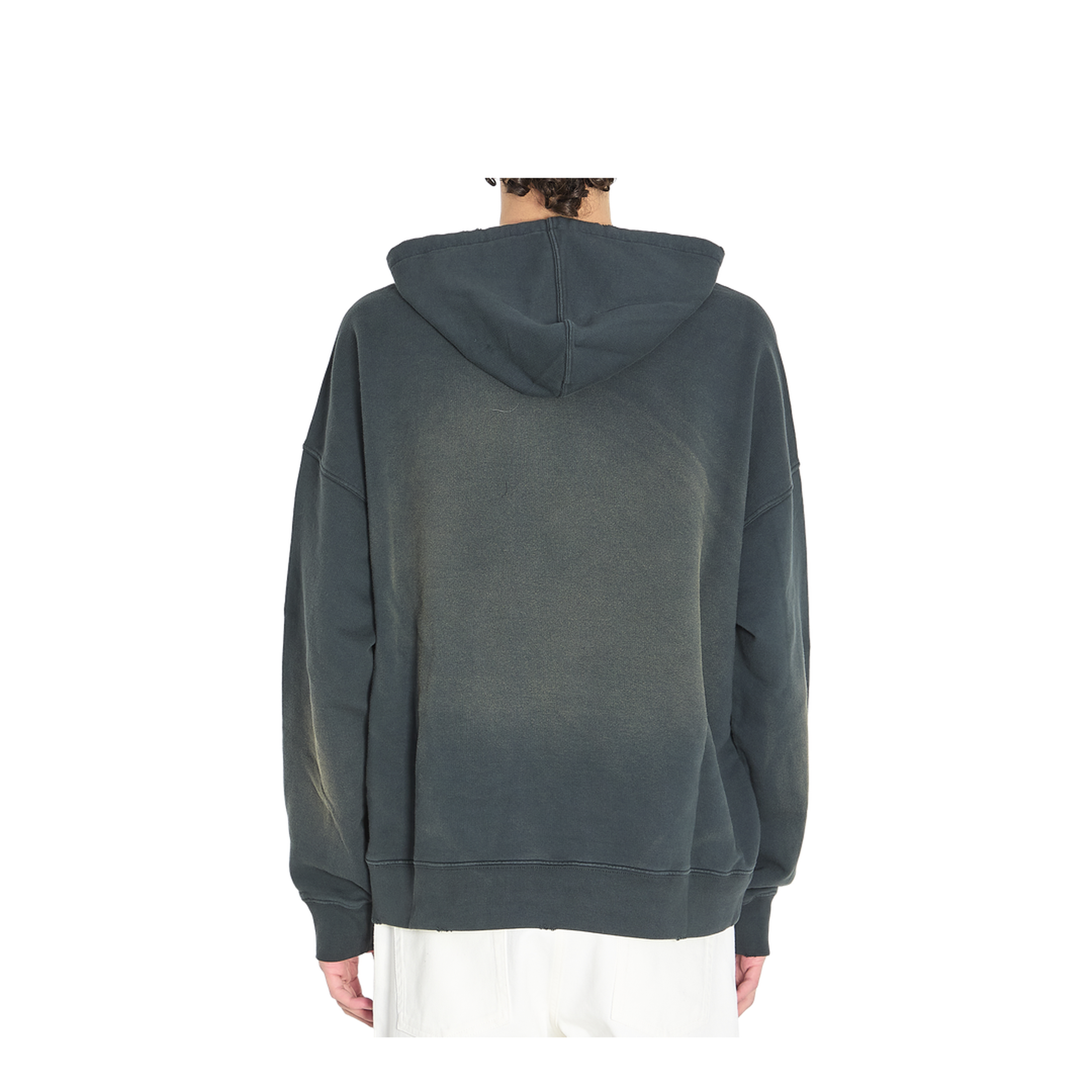 Sweatshirt with Bleached Effect