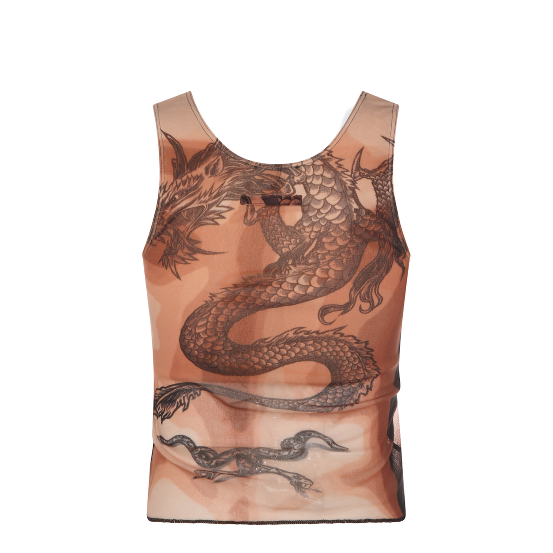 Safe Sex Tattoo Print Top