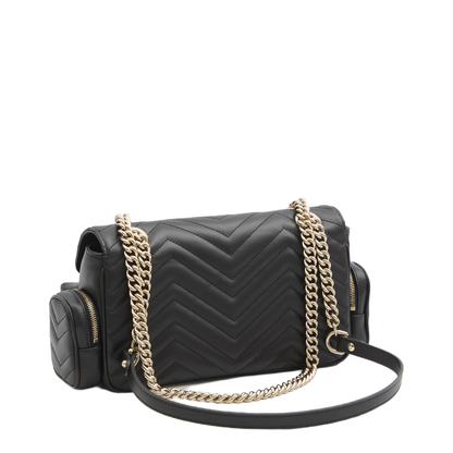 Go Small Leather Shoulder Bag - Black