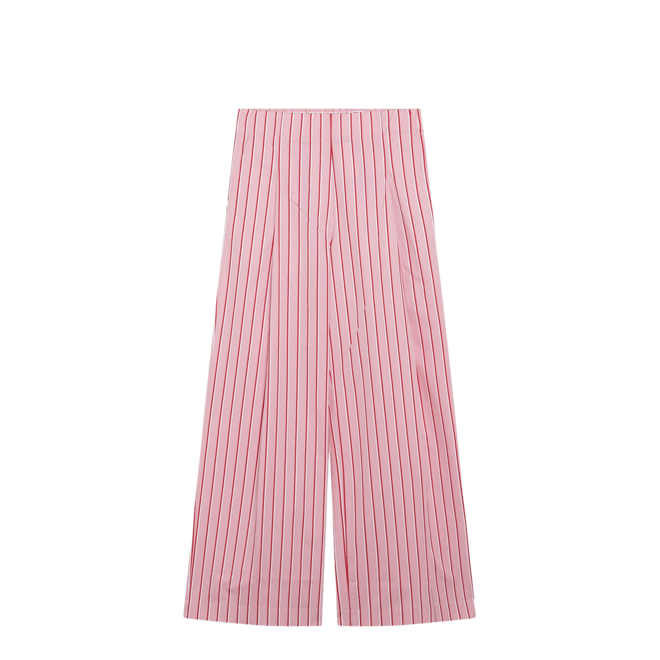 MAYFEYR - Dries Van Noten - Wide Pink Striped Trousers - 109093064305