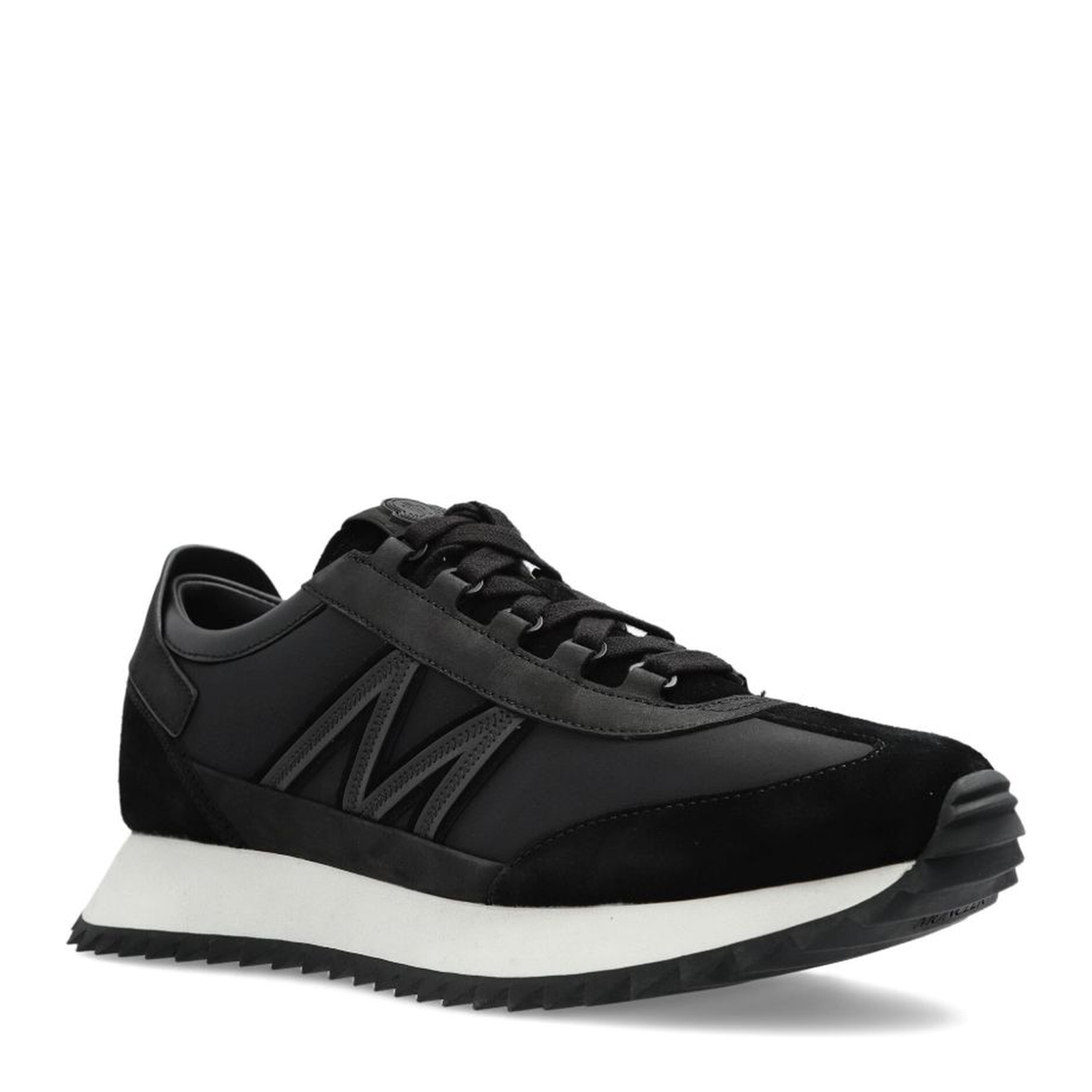 Black Pacey2 Suede & Nubuck Trainers