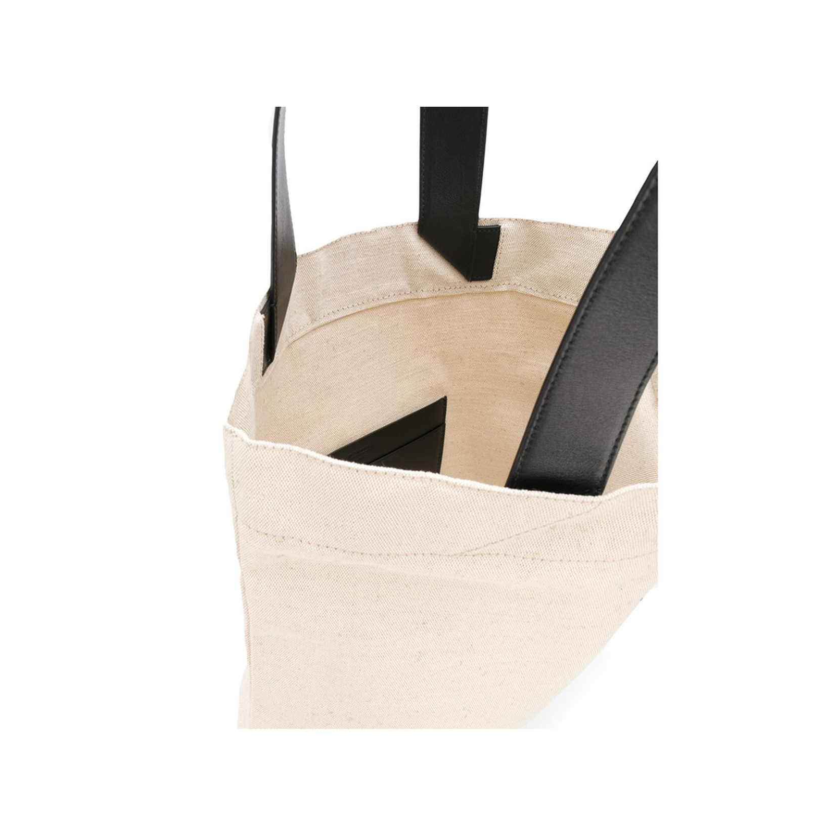 White Logo Tote Bag