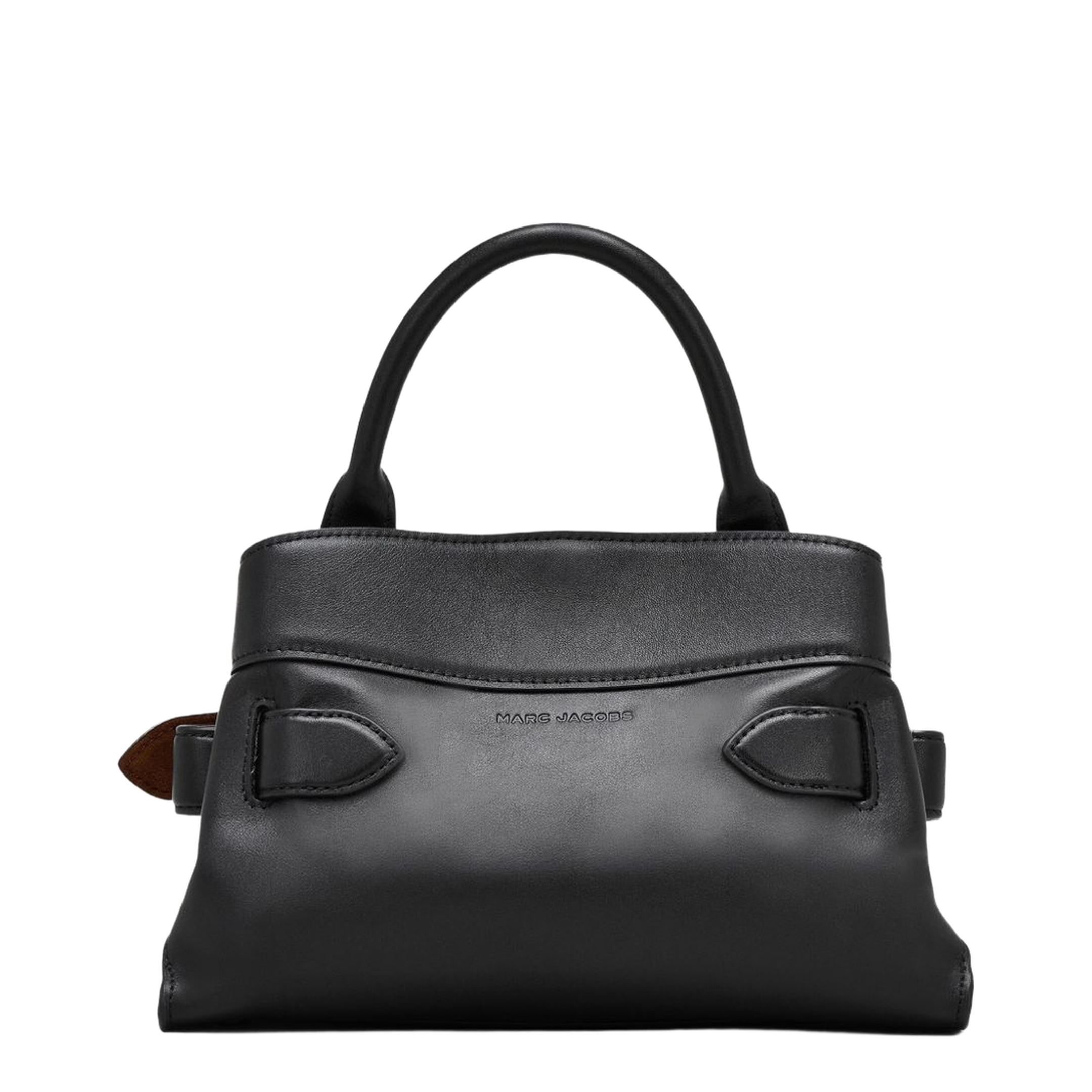 Dakota Small Leather Satchel - Black