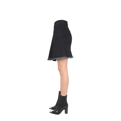 Asymmetrical Mini Skirt