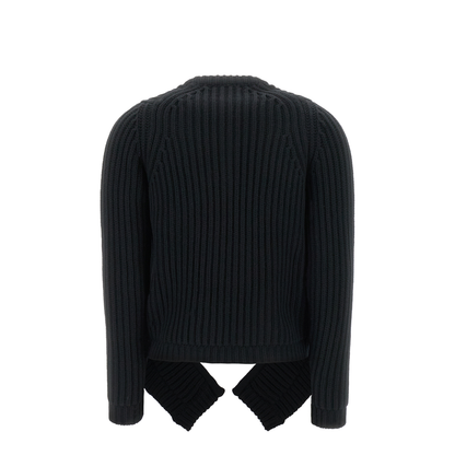 Black Meteor Cut Out Sweater