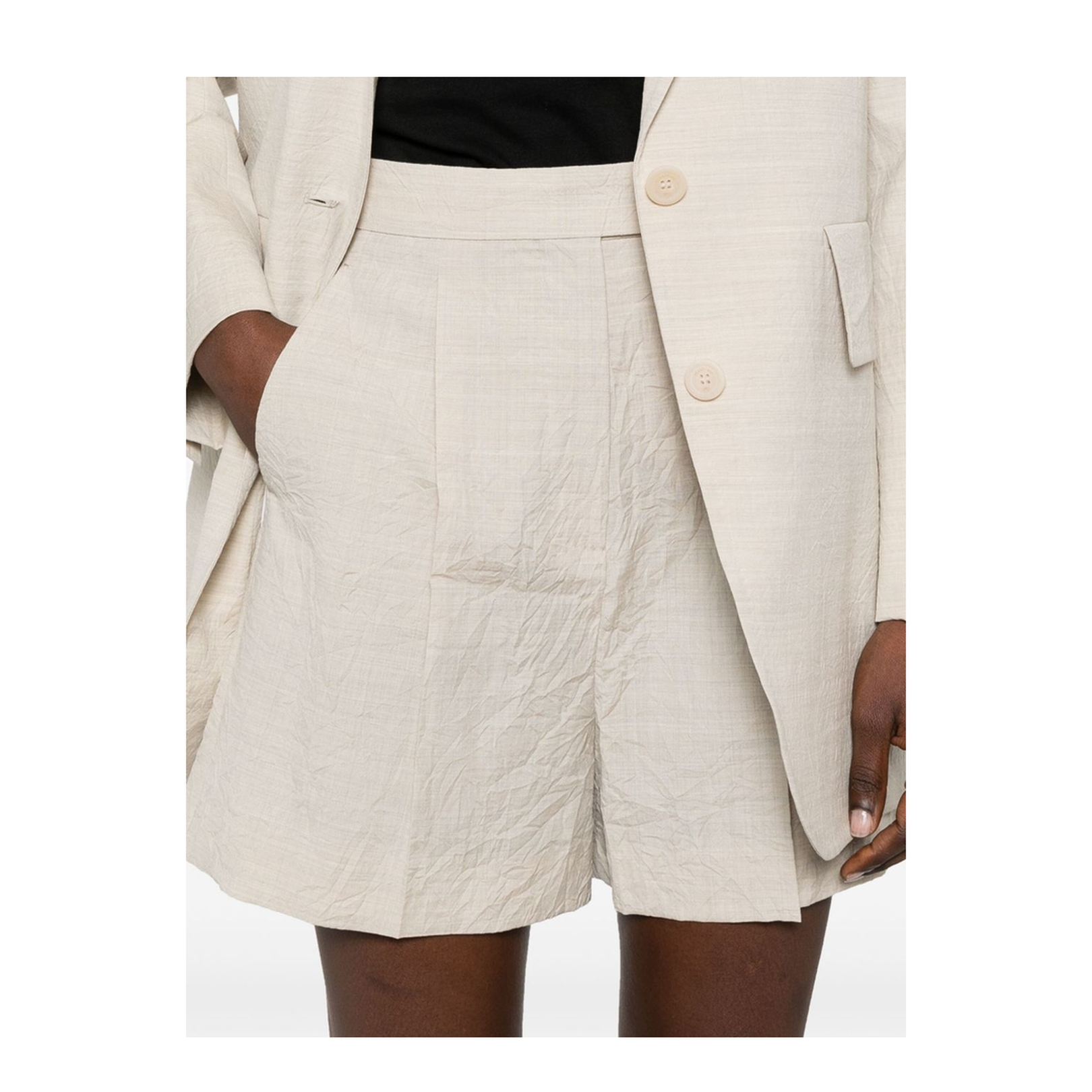 Light Brown Concealed Front Fastening Dress