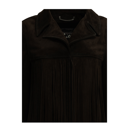 MAYFEYR - Golden Goose - Fringed Leather Jacket - GWP02368P00273755259
