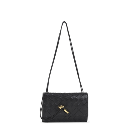 MAYFEYR - Bottega Veneta - Black Grained Leather Andiamo Slim Pouch - 836940VCPP21019