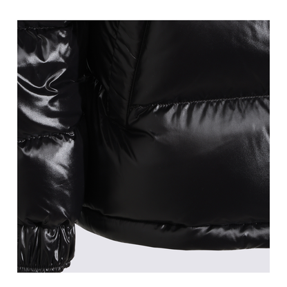 Shiny Down Jacket With Hood