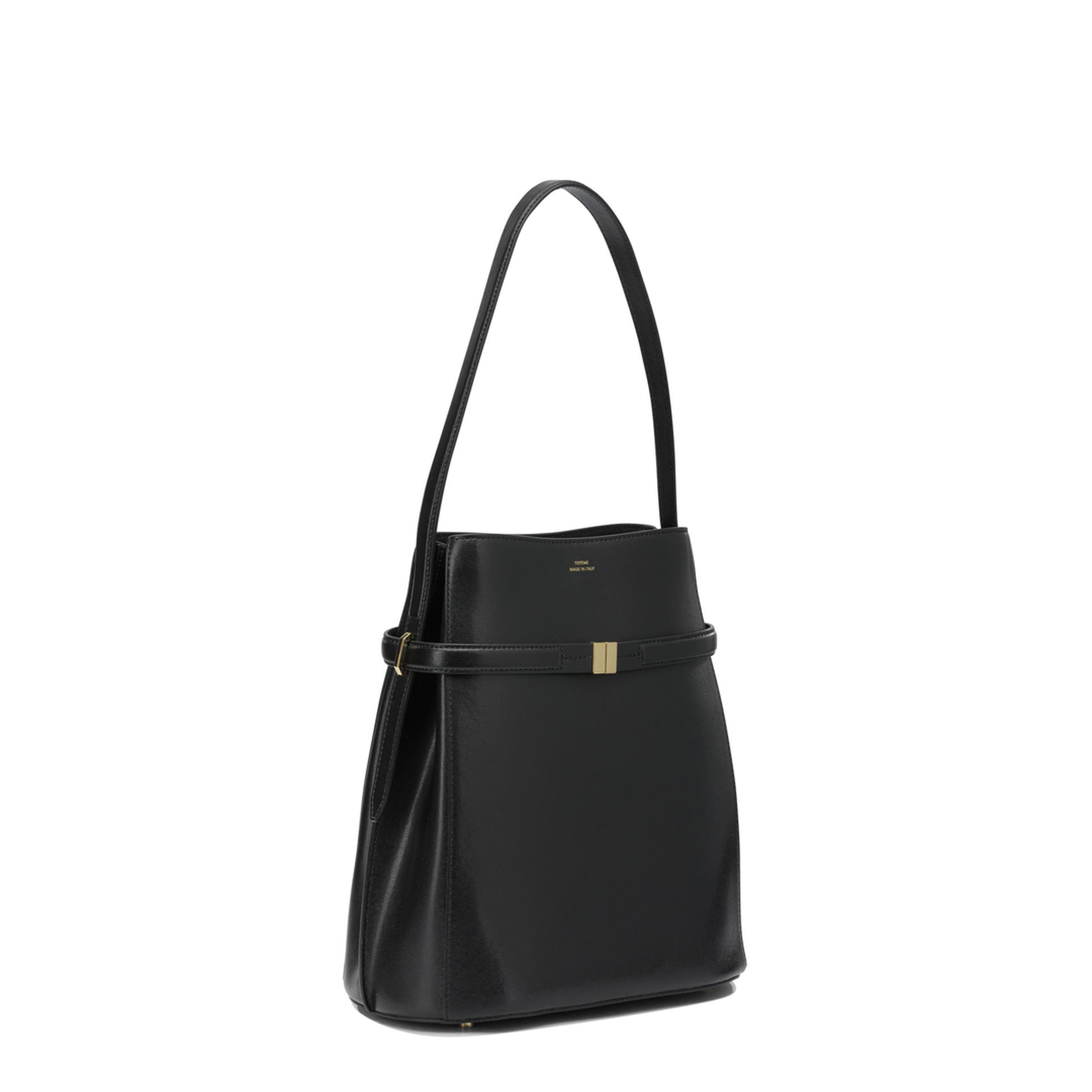 MAYFEYR - Toteme - Small Leather Shoulder Bag - 244WAL0048LE0025001BLACK