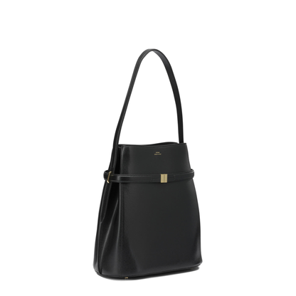 MAYFEYR - Toteme - Small Leather Shoulder Bag - 244WAL0048LE0025001BLACK