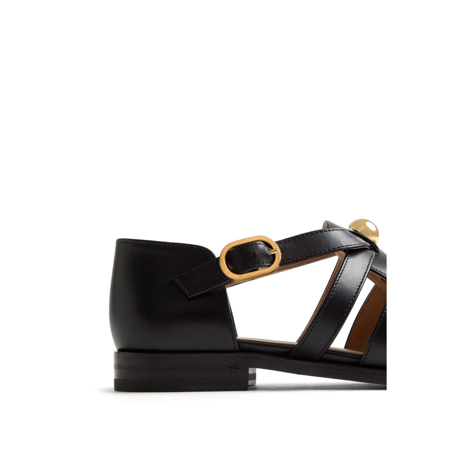 VLogo Signature Leather Sandals