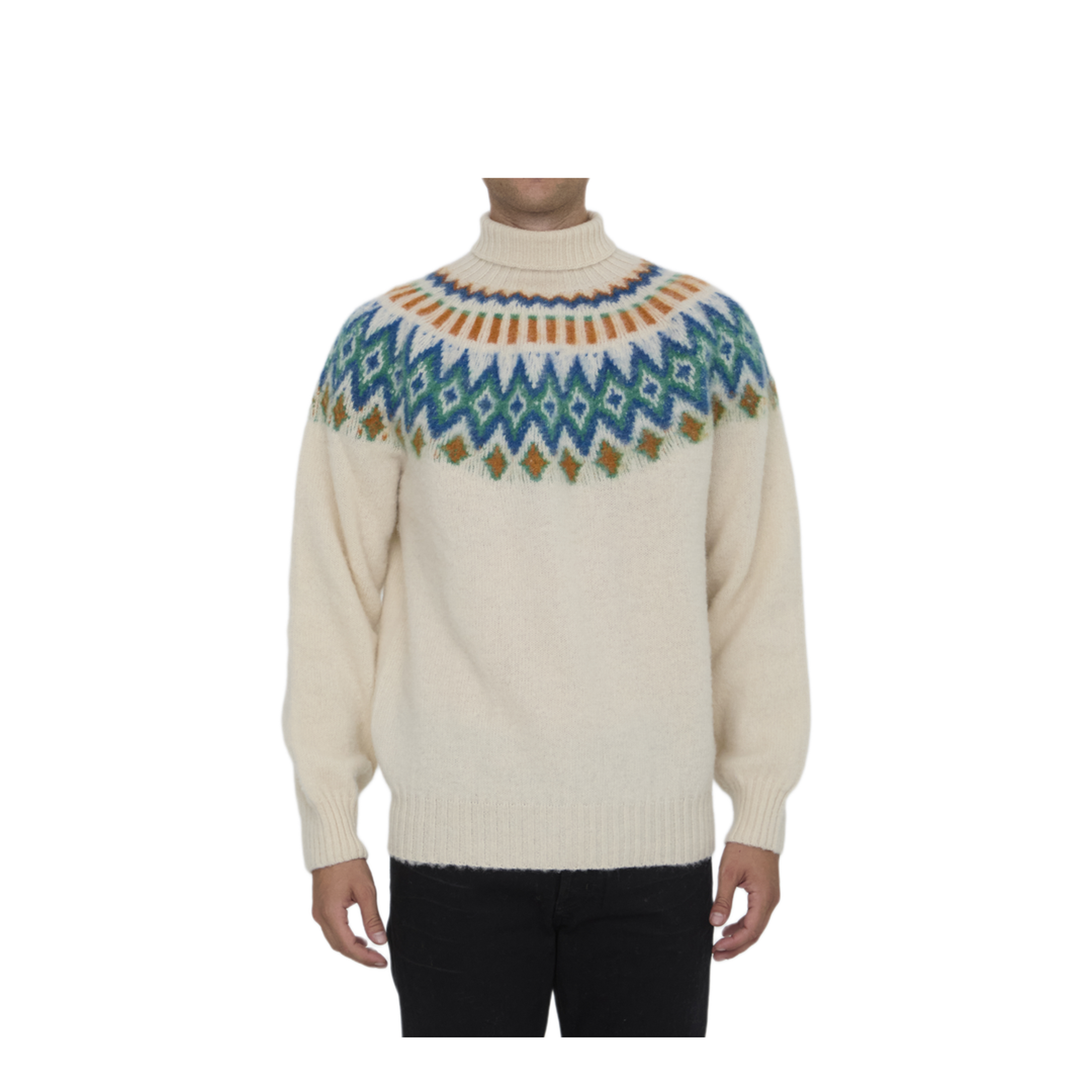 MAYFEYR - Howlin - Love On The Rocks High Neck Sweater - LOVEONTHEROCKSECRU