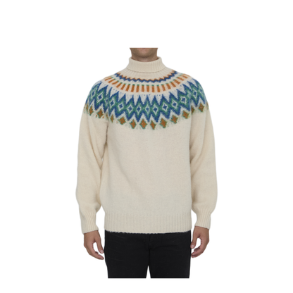 MAYFEYR - Howlin - Love On The Rocks High Neck Sweater - LOVEONTHEROCKSECRU