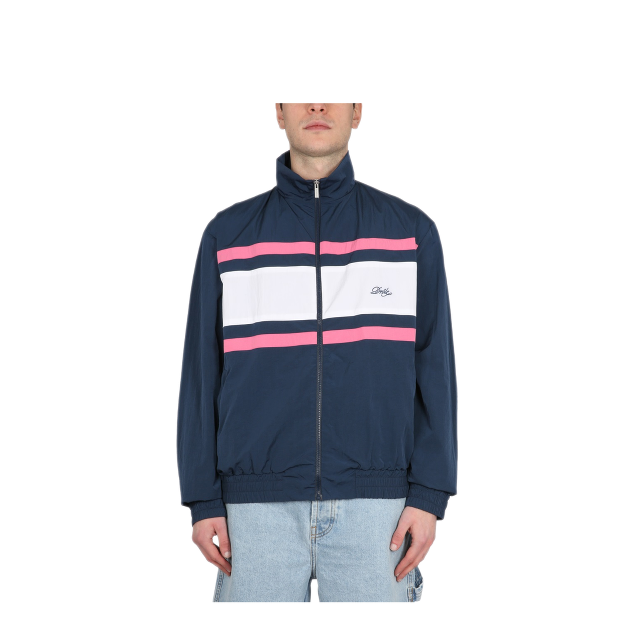MAYFEYR - DRÔLE DE MONSIEUR - Jacket With Logo Embroidery - JT133PA002NAVY