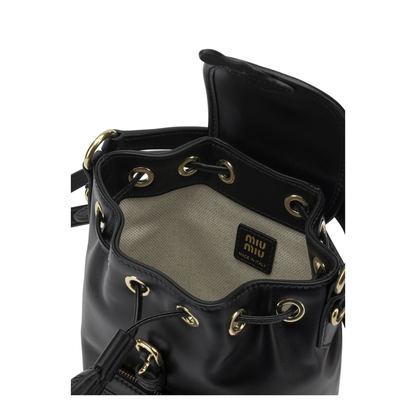 MAYFEYR - Miu Miu - Mini Leather Backpack - 5BZ0452CRWF0002VOOM