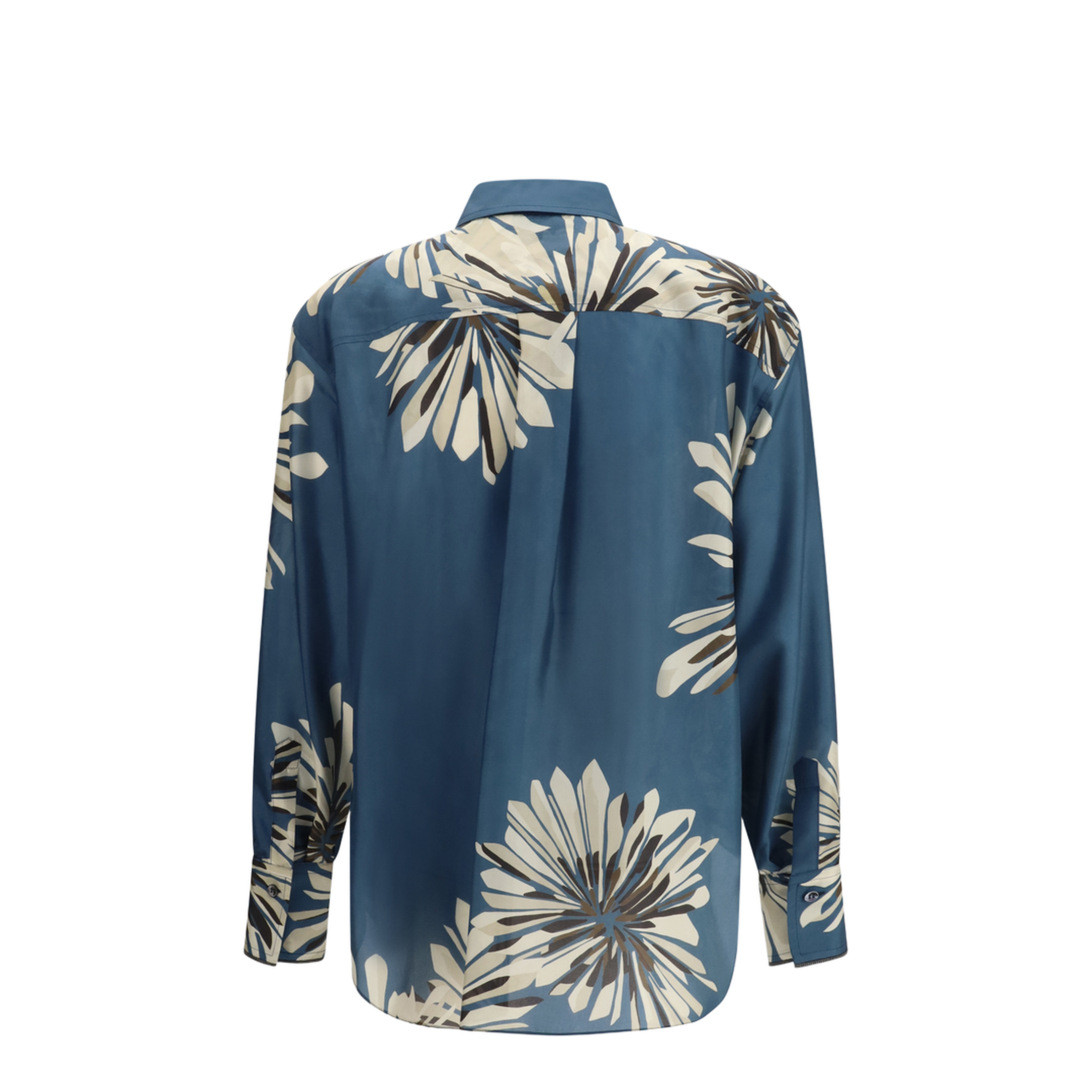 MAYFEYR - Brunello Cucinelli - Floral Silk Shirt - MQ967RH206