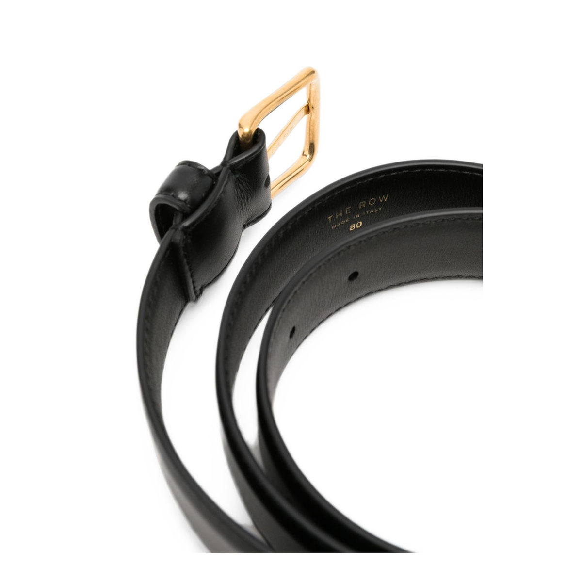 MAYFEYR - The Row - Black Smooth Grain Belt - W1283L60BLAG