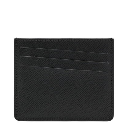 Four Stitches Black Card Holder