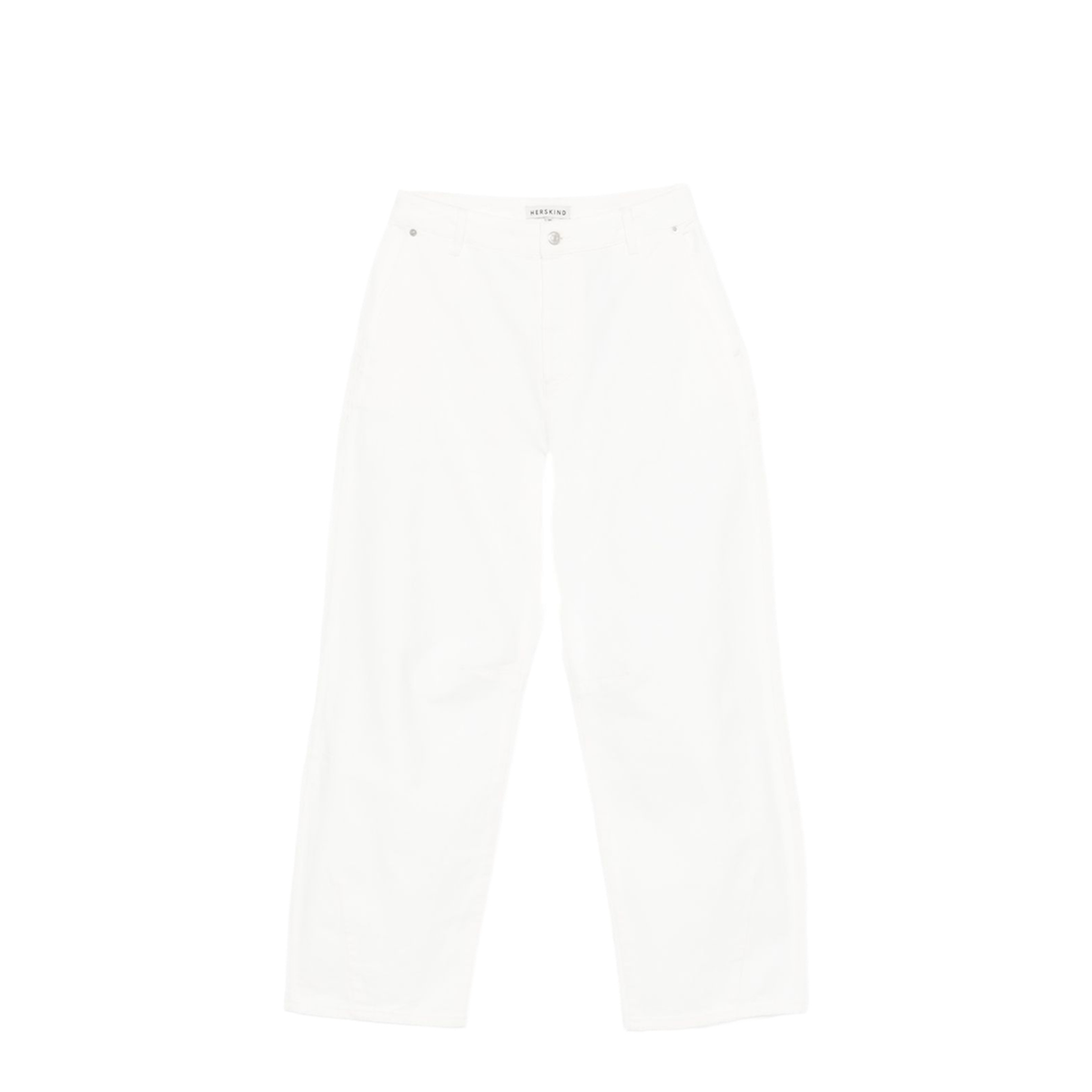 MAYFEYR - Herskind - Off White Button Closure Wide Leg Jeans - 5871214002