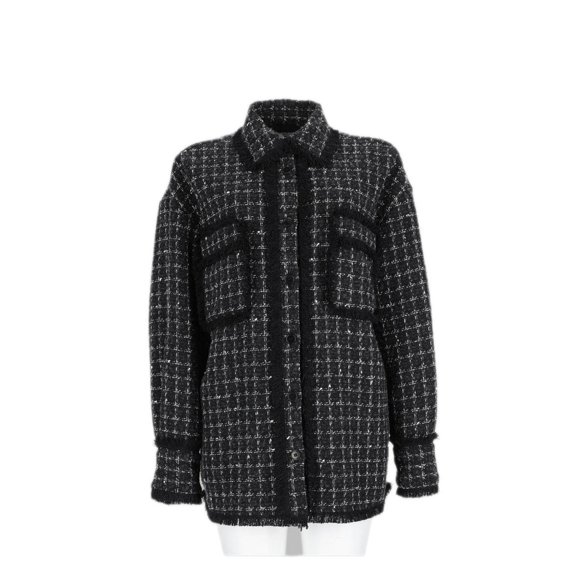 MAYFEYR - MSGM - Black Shirt 50 Cotton 44 Polyester - 4141MDE22A26750698