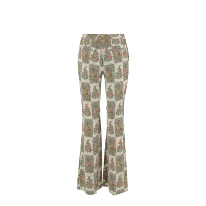 Printed Stretch Polyester Pant