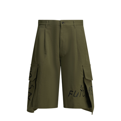 MAYFEYR - Comme Des Garcons - Cargo Shorts With Print - FQ-P504-S262KHAKI