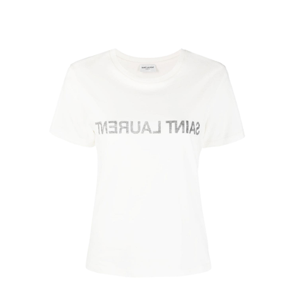 Reverse Logo-Print T-Shirt