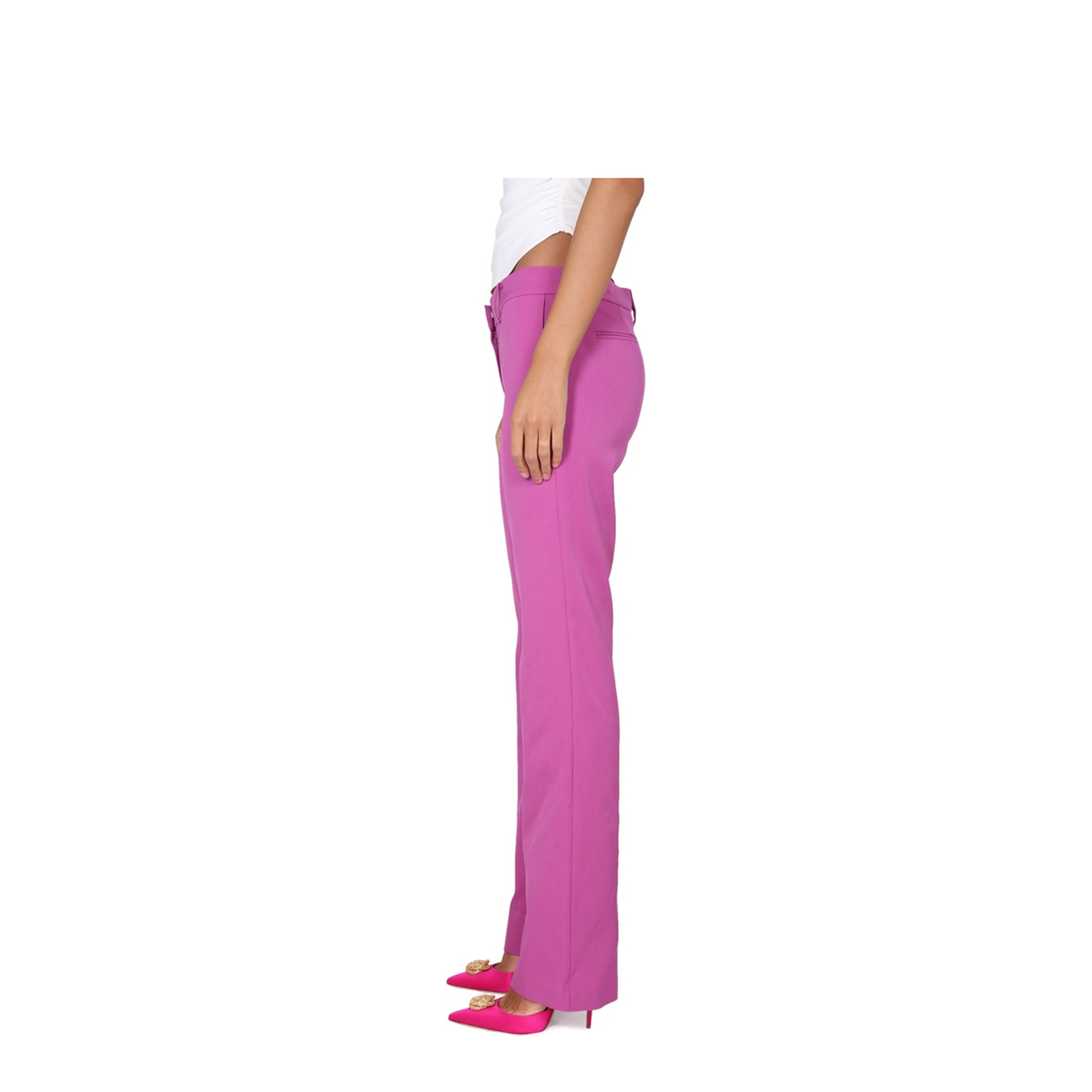 MAYFEYR - Magda Butrym - Straight Leg Pants - 191423VIOLET