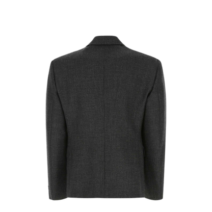 MAYFEYR - Prada - Melange Dark Grey Wool Blazer - UGN204S22211CZF0308