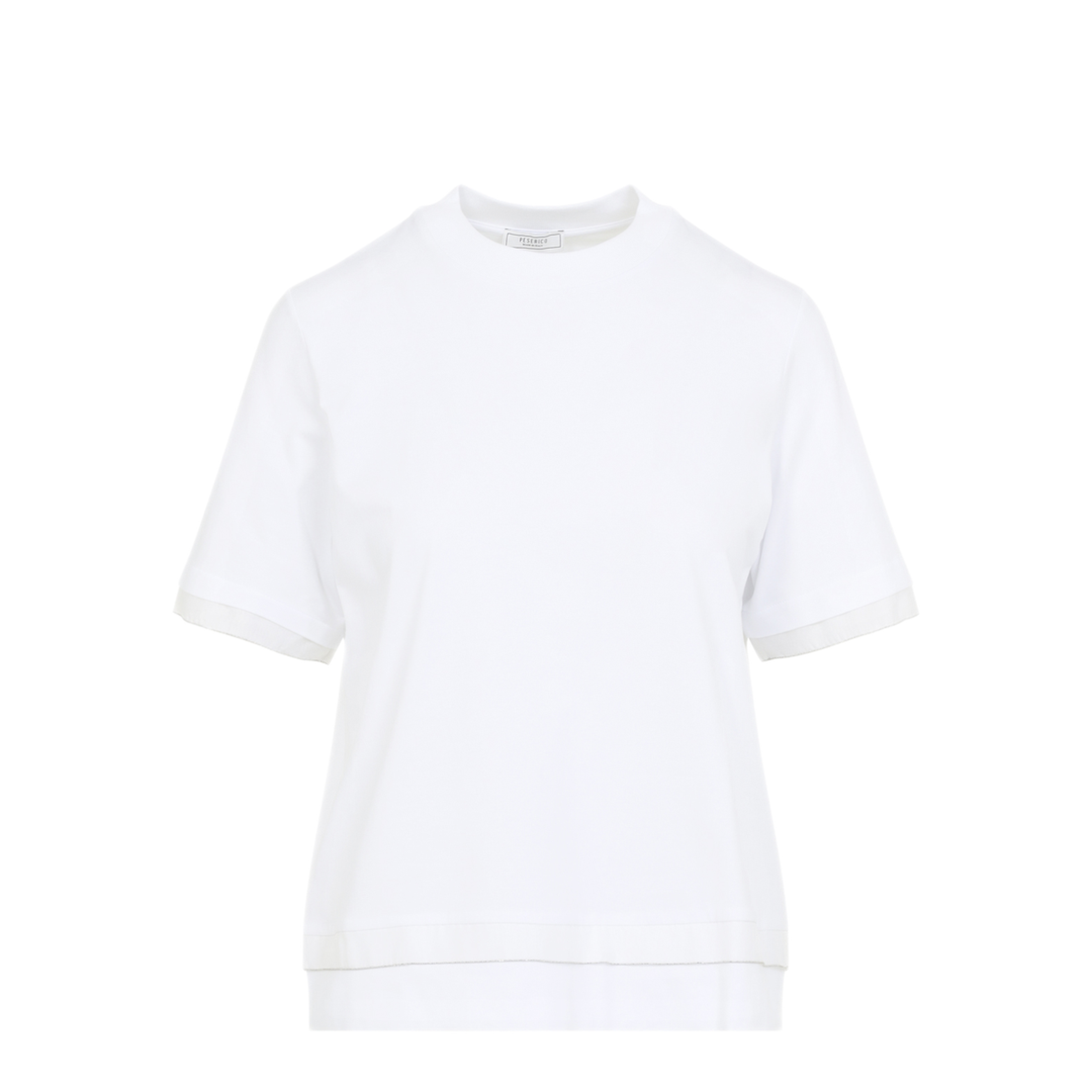 MAYFEYR - PESERICO - White Cotton T Shirt - A06739J00070A00A