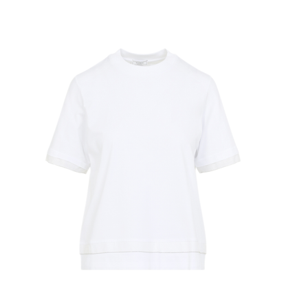 MAYFEYR - PESERICO - White Cotton T Shirt - A06739J00070A00A