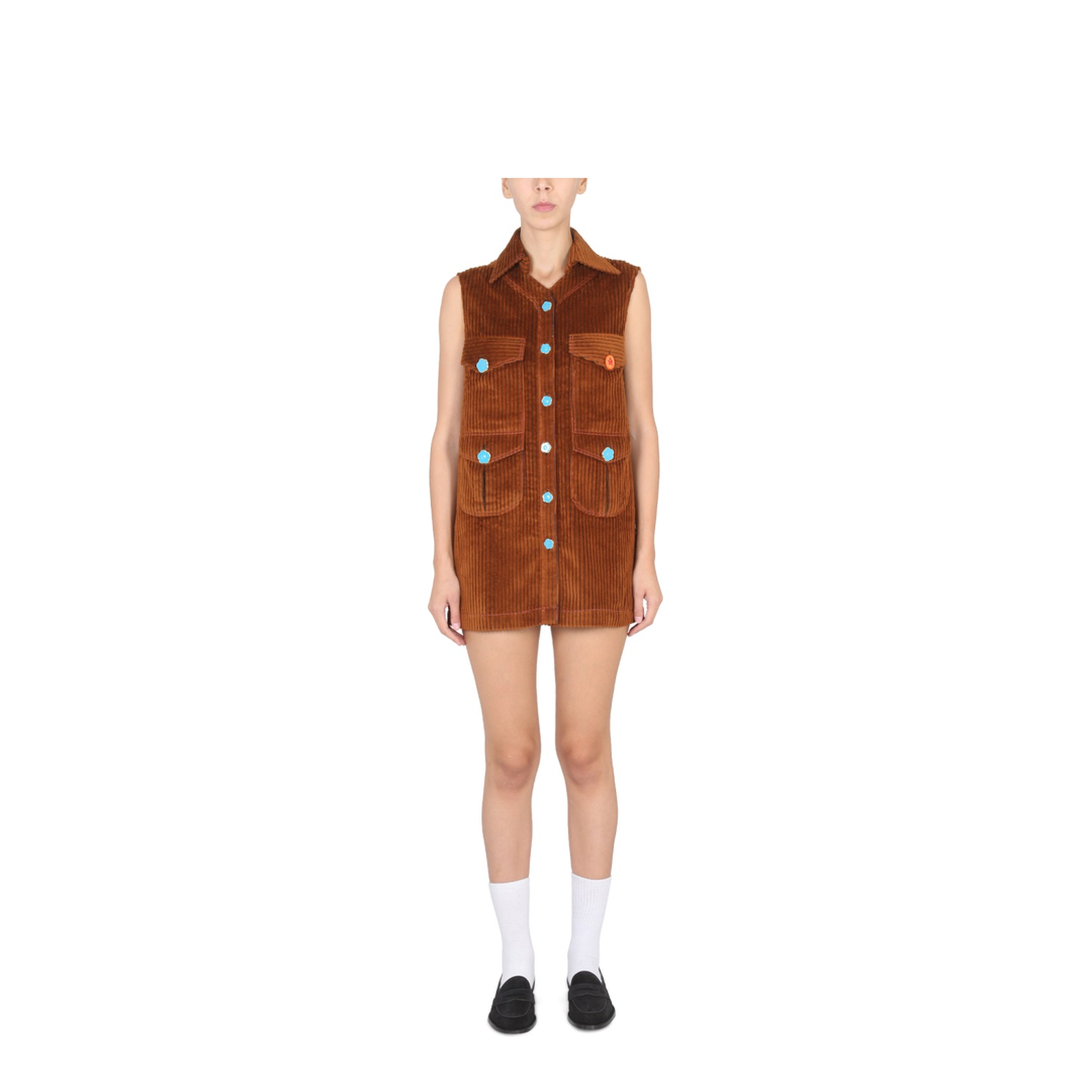 MAYFEYR - CORMIO - Corduroy Dress - FIZABROWN