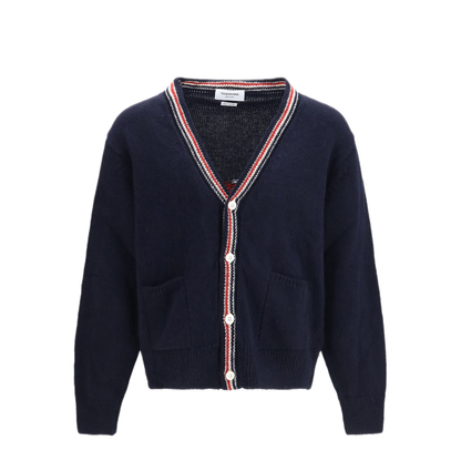 MAYFEYR - Thom Browne - Hector Donegal Yarn Cardigan - MKC647AY1506415