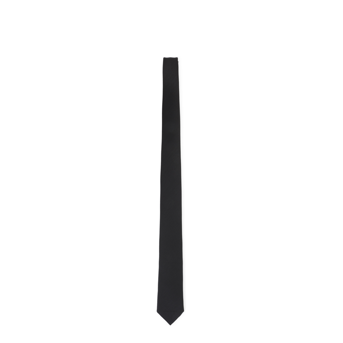 MAYFEYR - Balenciaga - Tie In Black Wool Silk Blend - A0097W4H2B41000