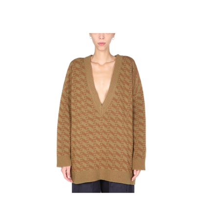 MAYFEYR - JEJIA - V Neck Jacquard Sweater - 3139J1M18921574937