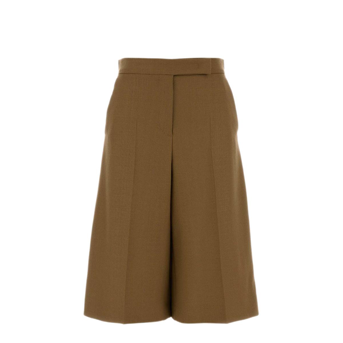MAYFEYR - Max Mara - Biscuit Wool Superbo Bermuda Shorts - 2621136171600001