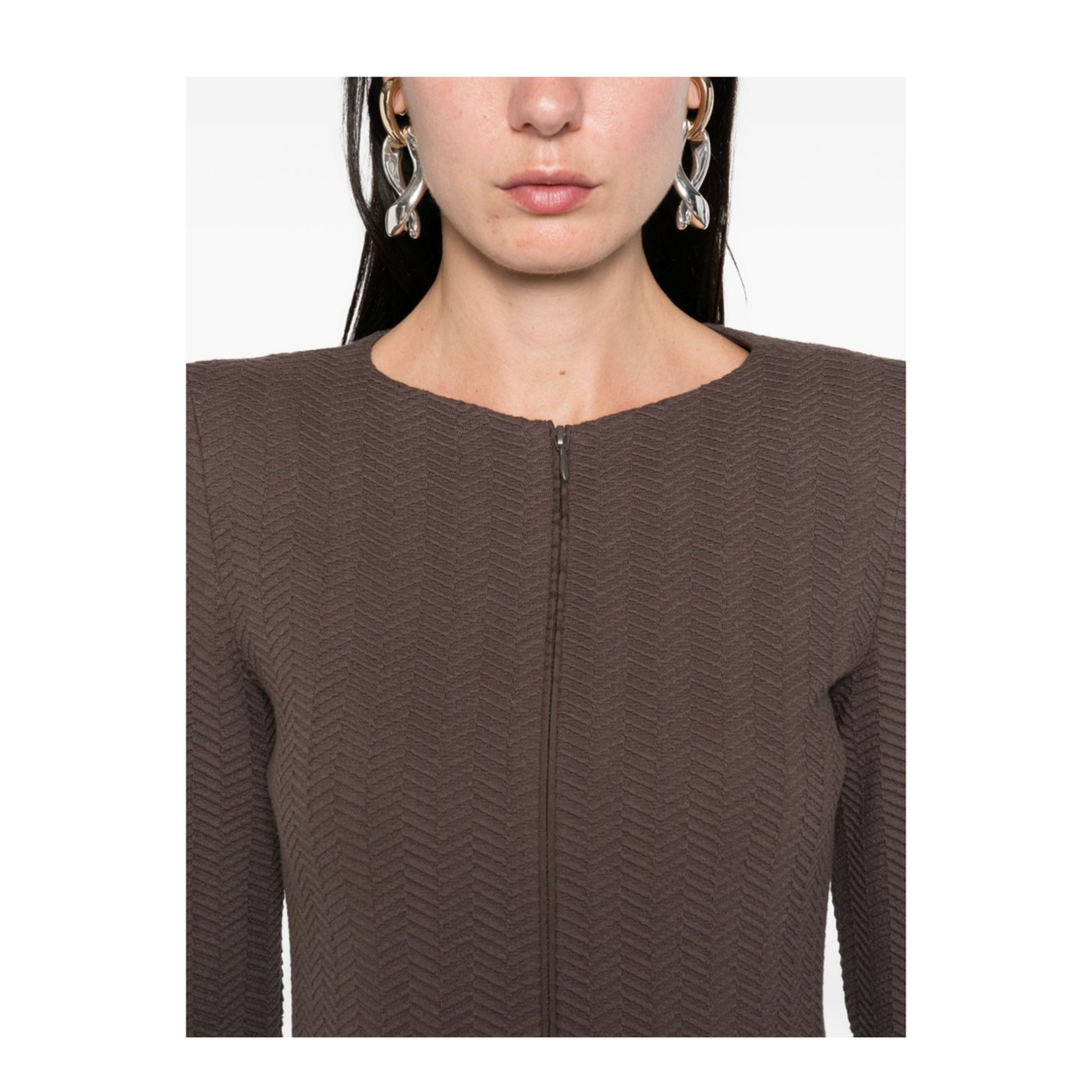 Cotton Blend Blazer Jacket