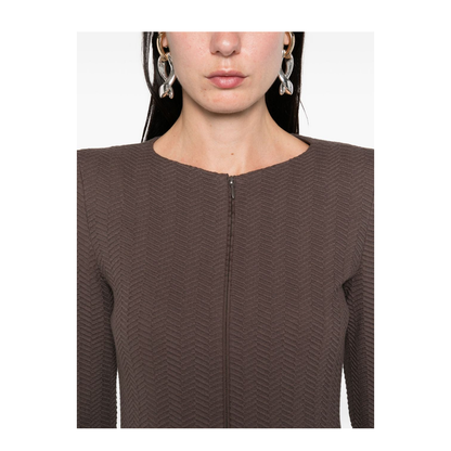 Cotton Blend Blazer Jacket