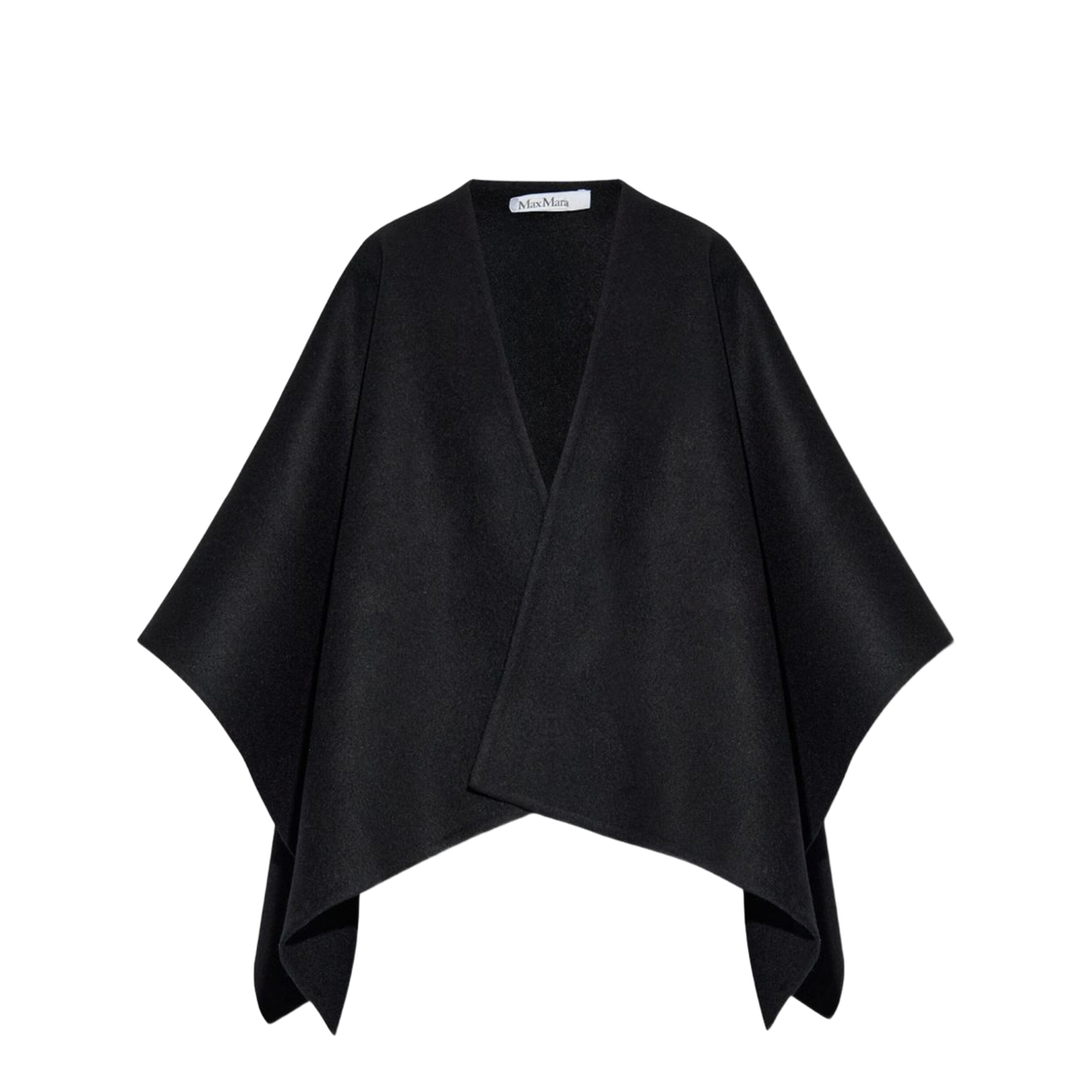 Black Draped Design Cape