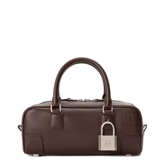 Amazona 23 Calfskin Cropped Bag - Dark Brown