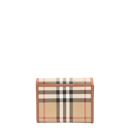 Vintage Check Tri-Fold Wallet