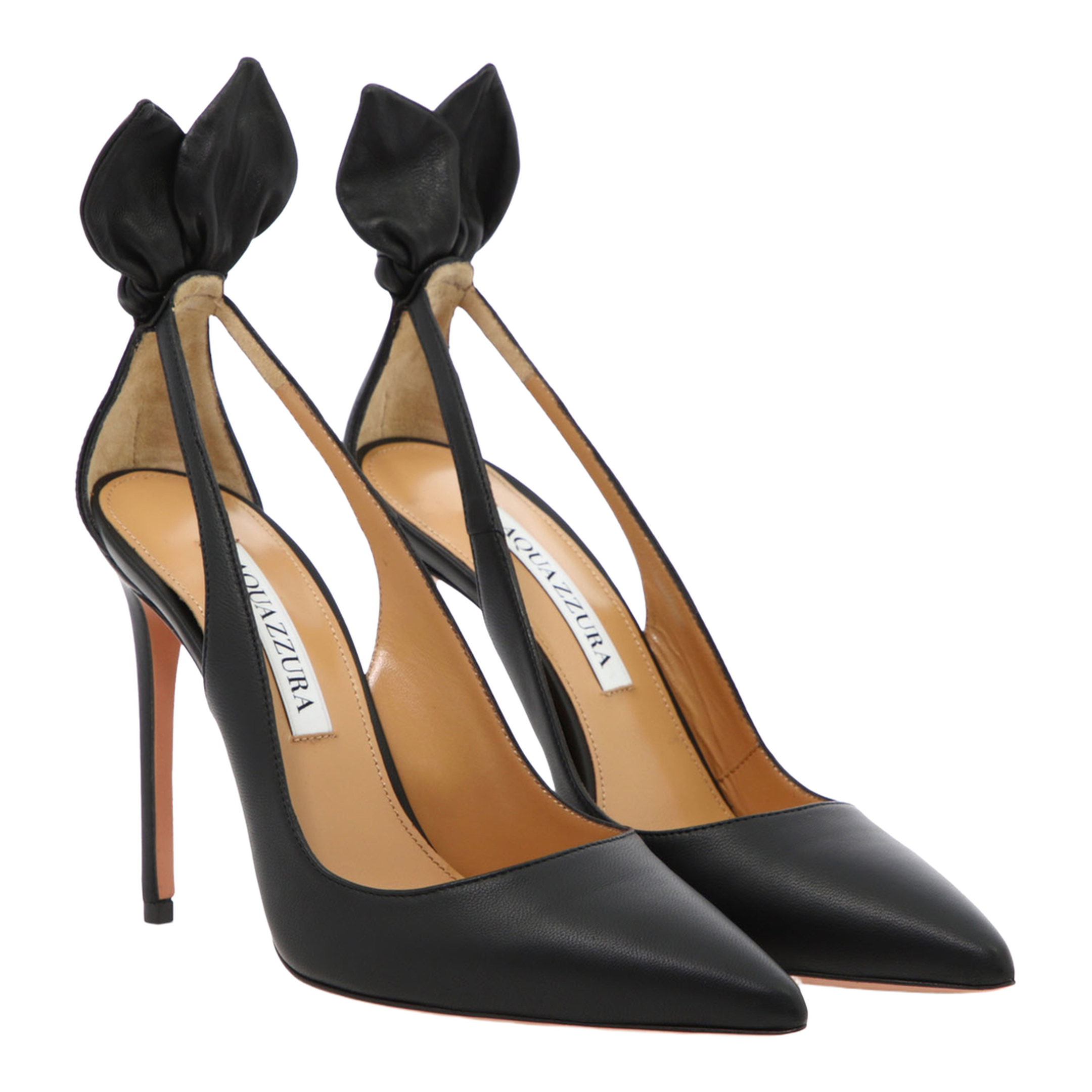MAYFEYR - Aquazzura - Bow Tie Pump 105 Mm - DENHIGP0NAP000
