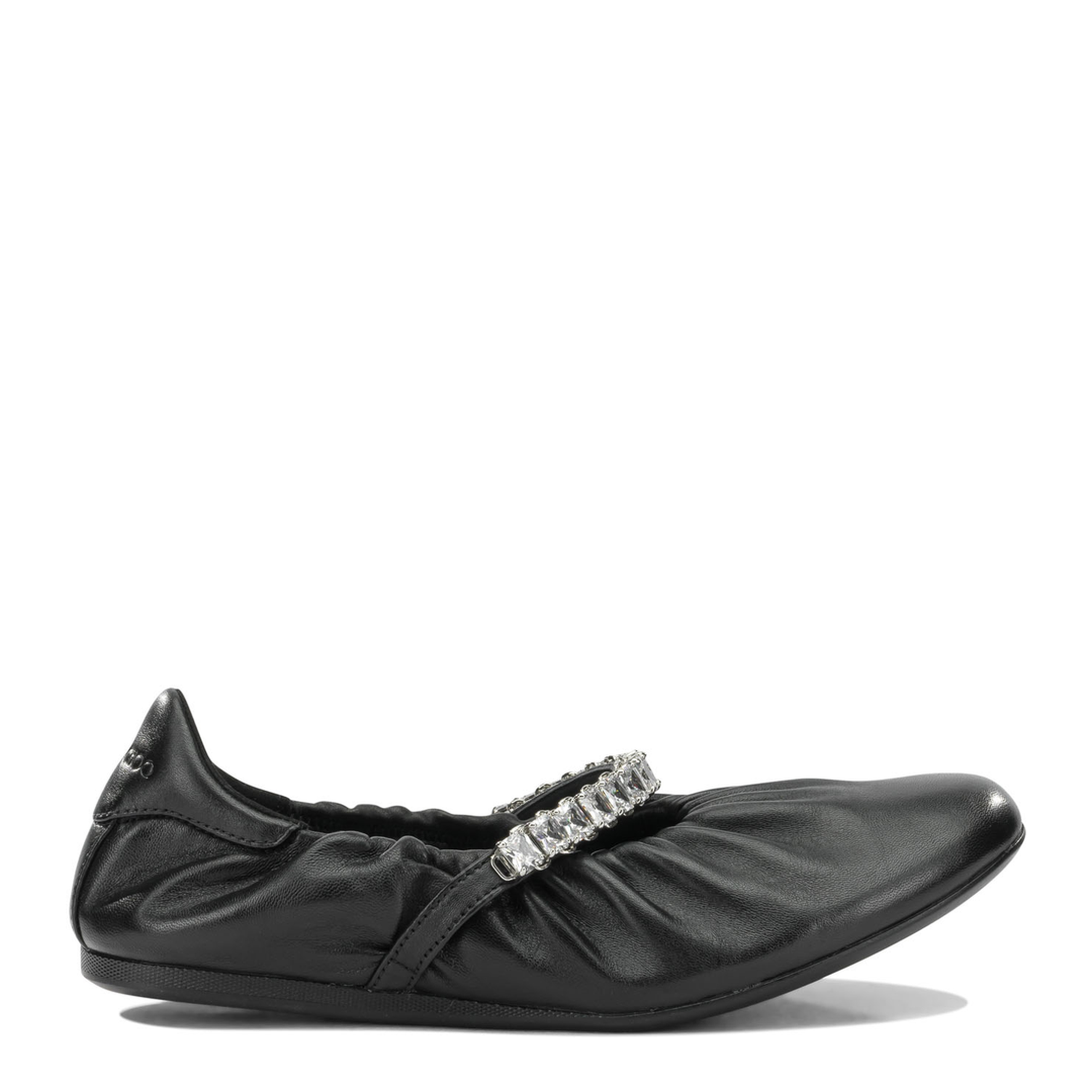 MAYFEYR - Jimmy Choo - Jade Classic Ballet Flats - JADEBALLERINAGKEXBLACKCRYSTAL